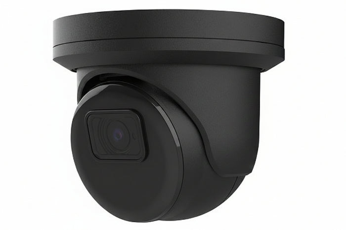 AVC-NPE81F28-B EVO Series 8MP H.265+ Turret Eyeball IP Camera with 2.8 mm Fixed Lens, Black
