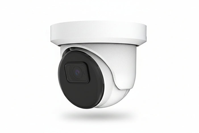 AVC-NSE81F28 8MP WDR Turret IP Camera, 2.8mm Fixed Lens, White