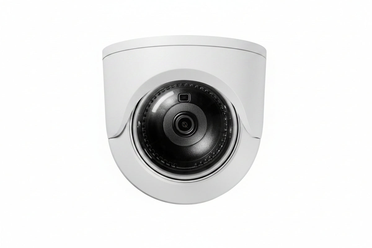 First Alert CX4DE08F28PW CX4D 8MP AI Dome Camera, 2.8mm Fixed Lens, White
