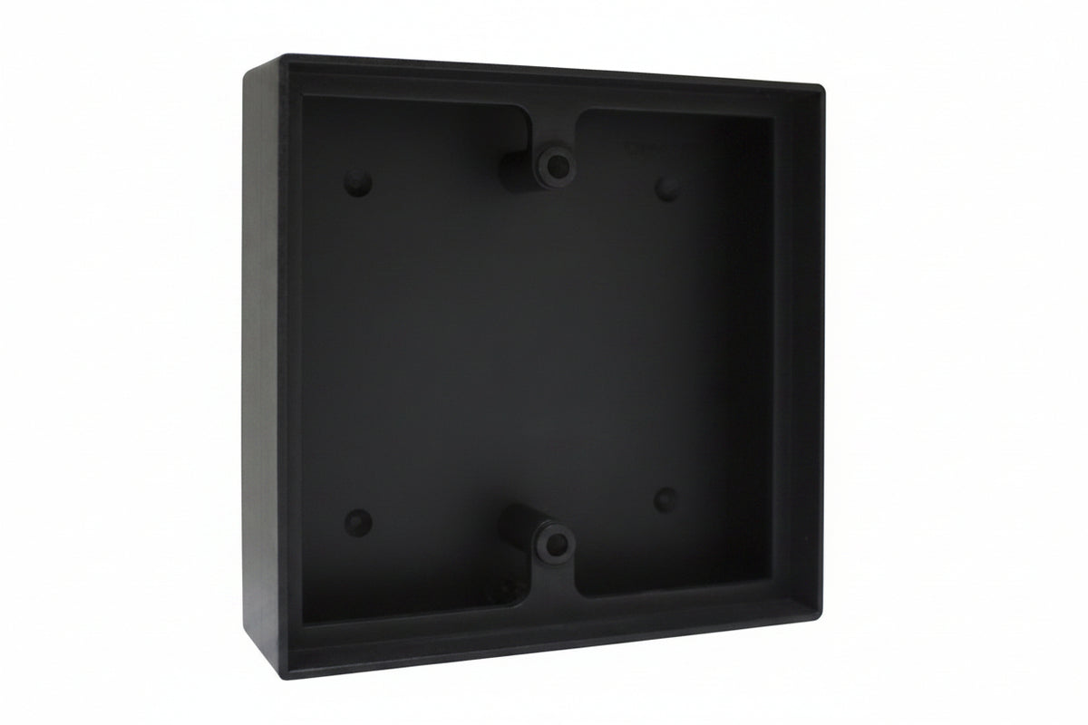Camden CM-43LP Surface Box, Shallow Depth Provision for Wireless Black Polymer
