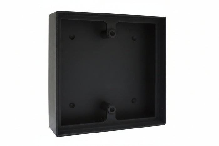 Camden CM-43LP Surface Box, Shallow Depth Provision for Wireless Black Polymer
