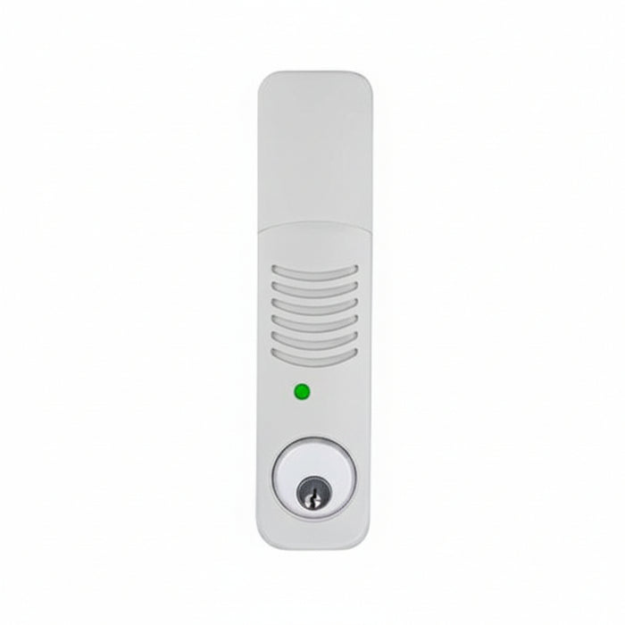 Camden CX-DA810W-KD Battery Door Prop Alarm Weatherized, Keyed Different, Grey