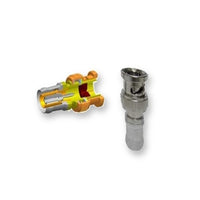 West Penn DB59BNCSL-25 RG59 BNC Compression Connector 25-Pack