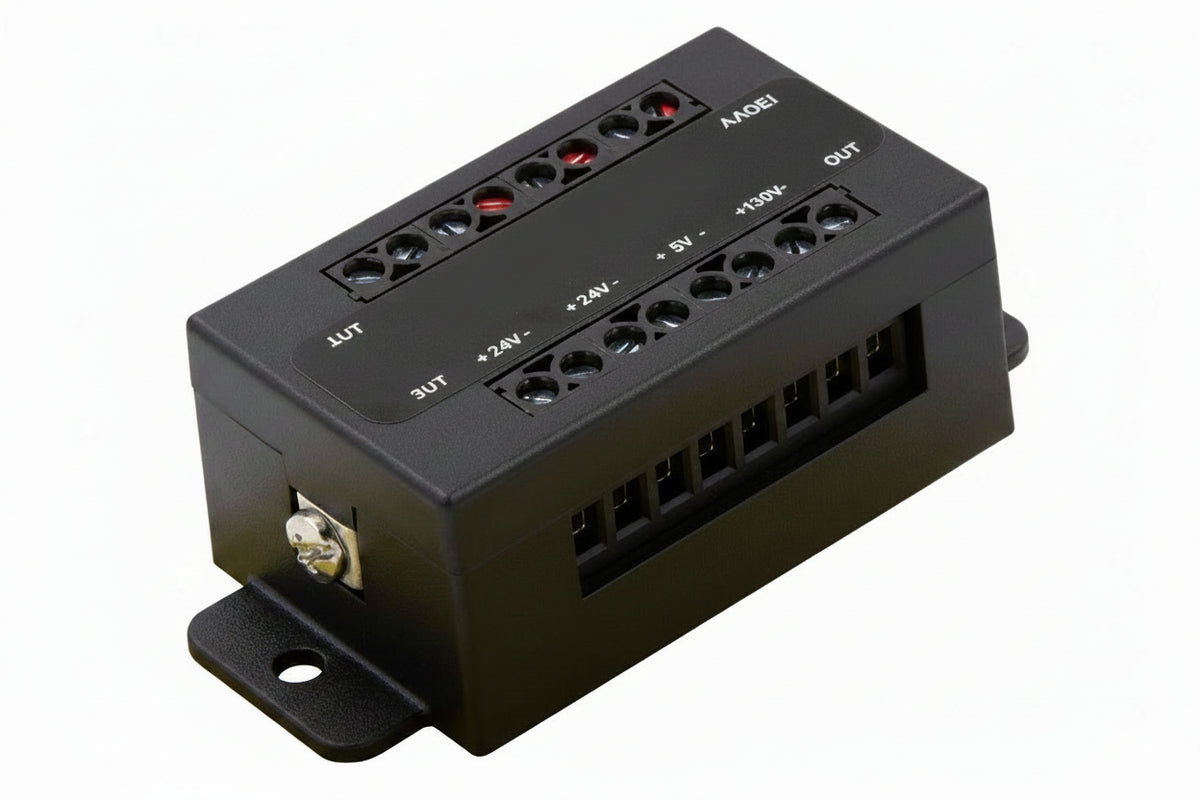 DITEK DTK-4LVTEP Telephone Entry System Surge Protector, Protects 12V or 24V Power, Telco and Data Circuits