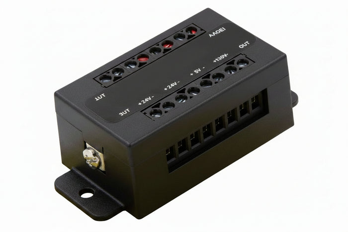 DITEK DTK-4LVTEP Telephone Entry System Surge Protector, Protects 12V or 24V Power, Telco and Data Circuits