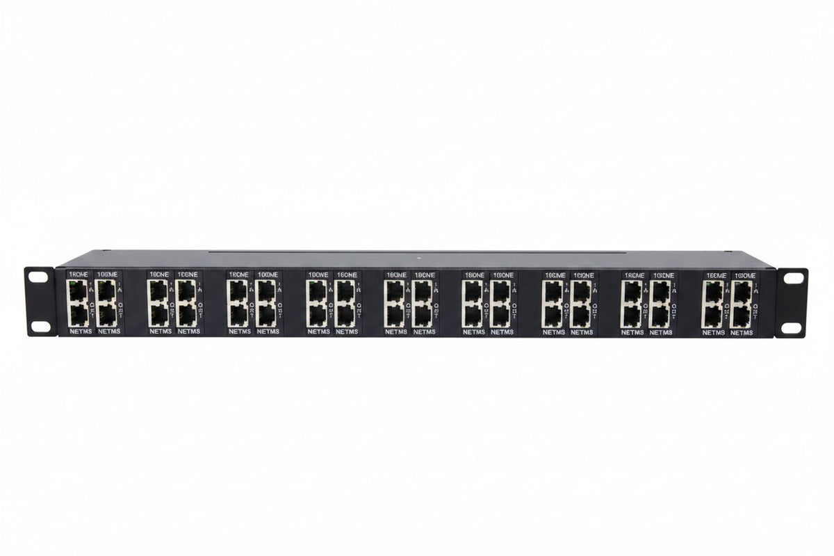 DITEK DTK-RM16NETS Rack Mount NeTwork Surge Protector, 16-Channel, 1U RMS