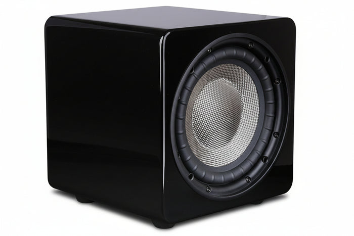ES-SUB-EVO8-250-BLK Evolution Series 260W 8" Sealed Subwoofer, Gloss Black