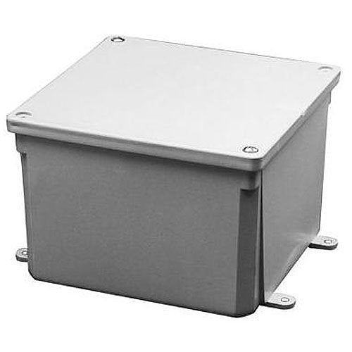 E987R Carlon Polycarbonate Weatherproof Molded Junction Box, Gray