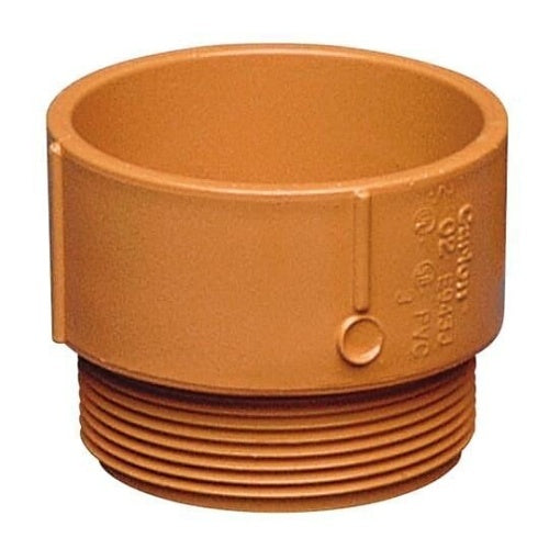 SCE943H 1.5" Resi-Gard Male Terminal Adapter, Orange