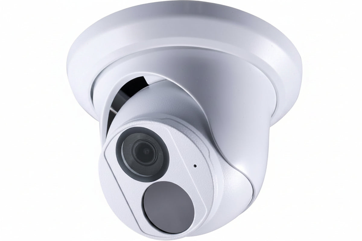 125-EBD880W-000 8MP AI Super Low Lux WDR Pro IR Eyeball IP Dome Camera, H.265