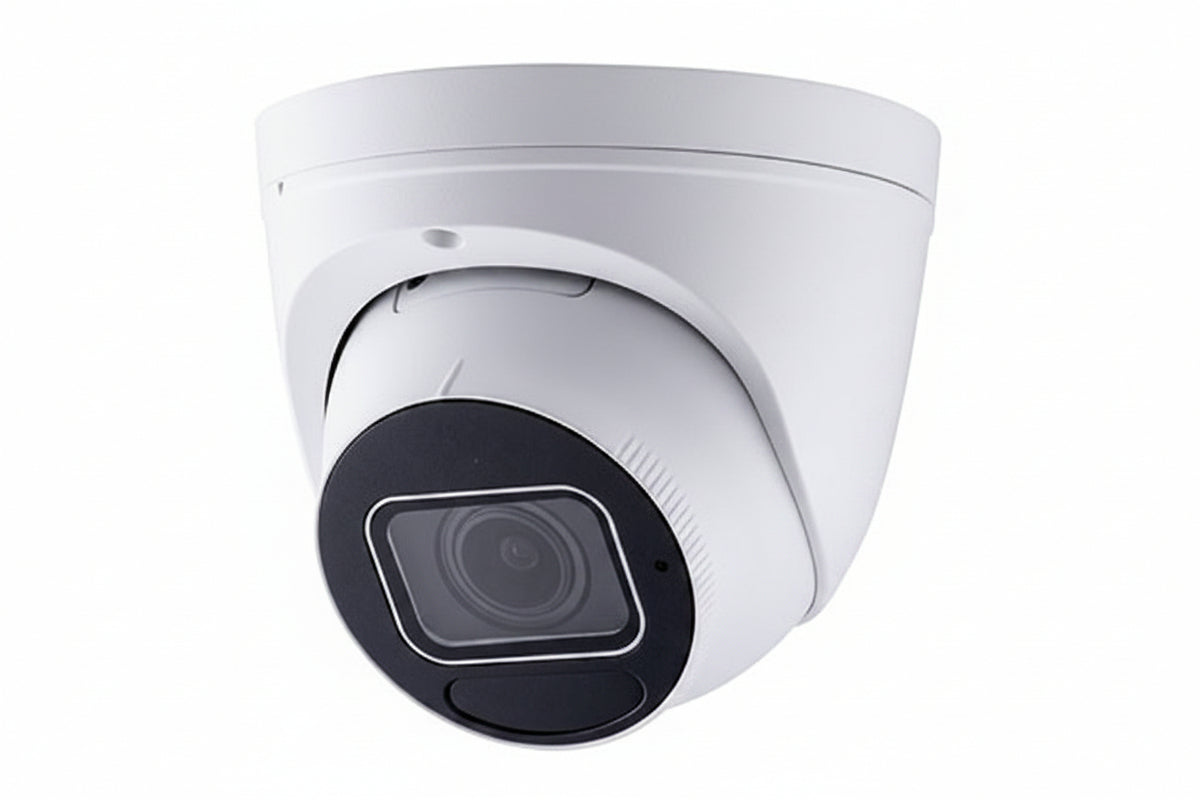 GV-EBD8813 8MP H.265 Super Low Lux WDR Pro IR Turret IP Dome Camera, 2.8-12mm Motorized Lens, White