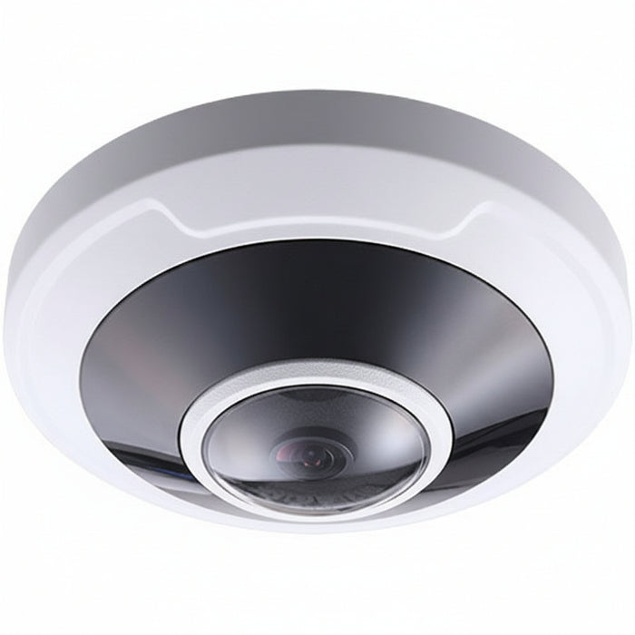 GV-FER5702 5MP Outdoor WDR Pro IR Fisheye Rugged IP Camera, 1.4mm Lens, White, (Replaces GV-FER5701)
