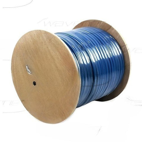 Wavenet H16E16QMBL2-500 CAT6 RG-6 Quad Shield Composite Cable 500ft Blue