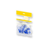 Wavenet HD-6EKSJBL-25PK CAT6 UTP 110-Type Keystone Jacks 25-Pack Blue