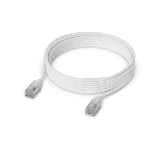 UACC-CABLE-PATCH-EL-C6A-3M-W CAT6A Braided Patch Cable, 3 m, White