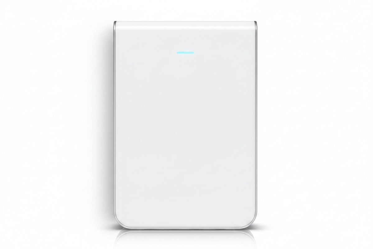 U6-IW-US Wall-Mounted WiFi 6 AP with 6-Spatial Streams and Built-In 4-Port Switch