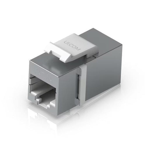 UACC-KEYSTONE-COUPLER-C6A CAT6a Keystone Coupler, 12-Piece, Stainless Steel