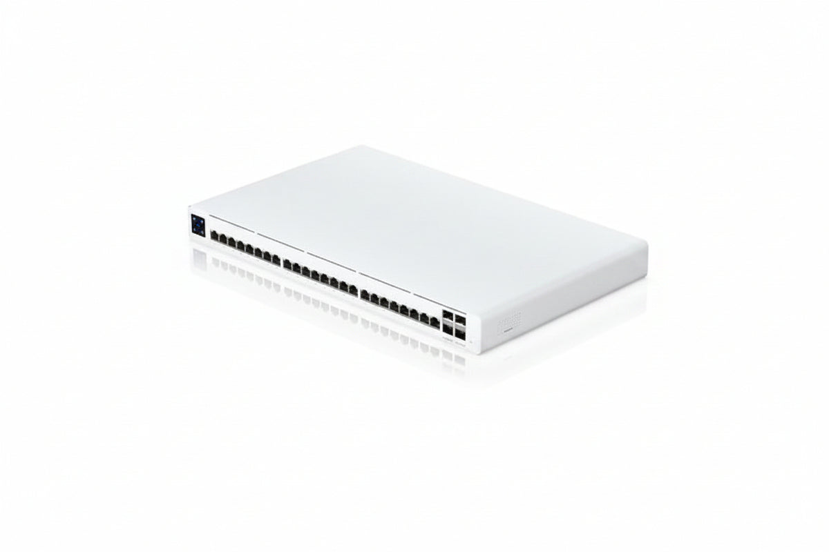UISP-S-PRO 24-Port PoE Network Switch, 220W, White