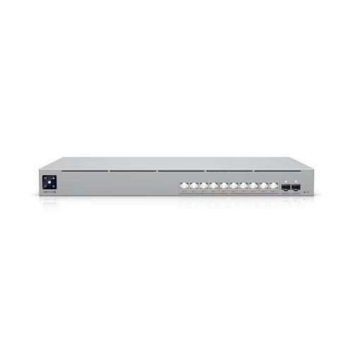 USW-PRO-XG-10-POE 10-Port Layer 3 Etherlighting PoE+++ Switch with (10) 10 GbE and (2) 10G SFP+ Port, 1U RS