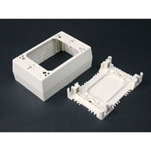 Wiremold NM2048 Sure-Snap Deep Device Box Fitting 1-Gang Ivory