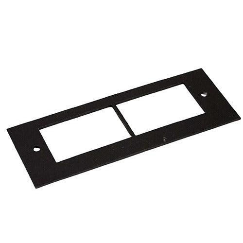 Wiremold OFR47-2A Overfloor Raceway Communications Device Plate, 4-Port Faceplate