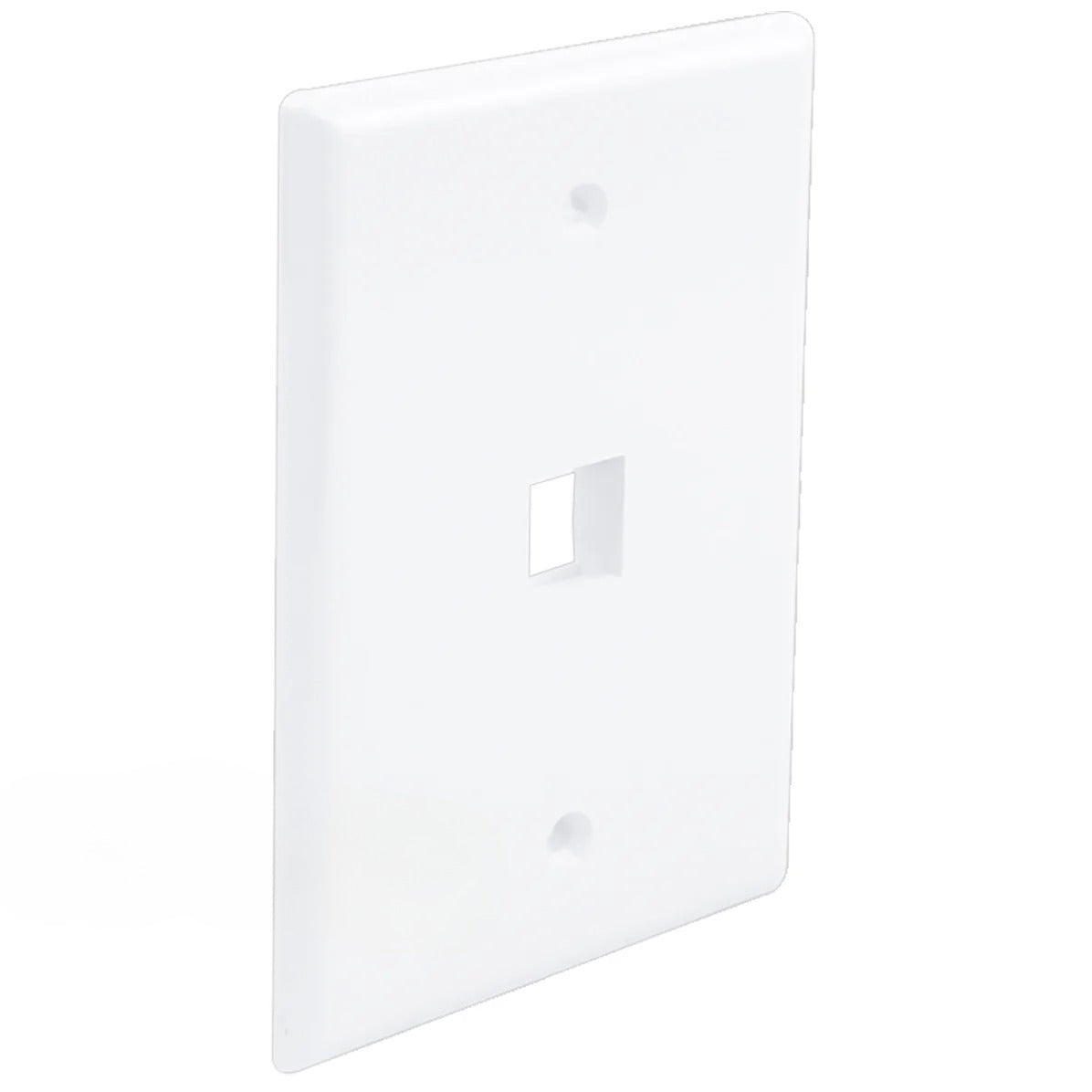 Wavenet OSWP01WH Single Gang Surface Mount Faceplate White