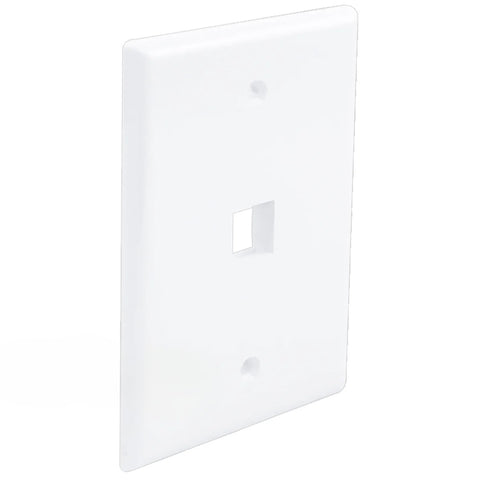 Wavenet OSWP01WH Single Gang Surface Mount Faceplate White