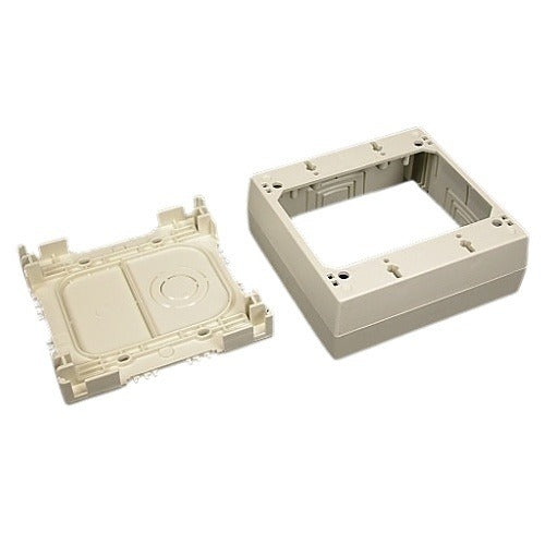 Wiremold PSB2WH Eclipse Two-Gang Device Box Fitting White