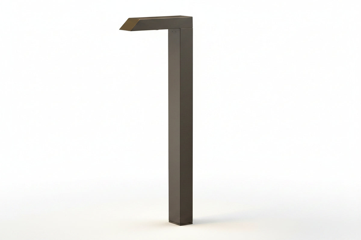 FX Luminaire MP401LEDSBZ Modern MP-40 Path Light, (1) LED 2.2 VA, 45 lm, Soft Color Temp 3000K, Bronze Metallic