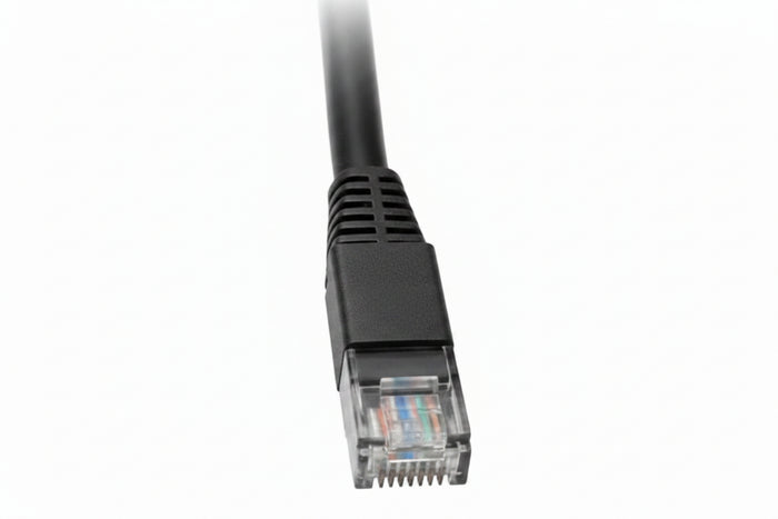 Eaton Tripp Lite N201-002-BK Cat6 Gigabit Snagless Molded UTP Ethernet Cable RJ45 M/M, PoE, Black, 2' (0.61 m)
