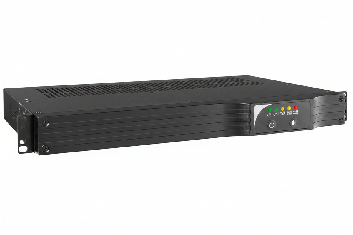 Eaton Tripp Lite SMART500RT1U 500VA 300W 120V Line-Interactive UPS, NEMA 5-15R Outlets, USB, DB9, Network Card Option, 1U Rack, Tower