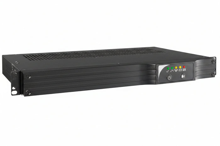 Eaton Tripp Lite SMART500RT1U 500VA 300W 120V Line-Interactive UPS, NEMA 5-15R Outlets, USB, DB9, Network Card Option, 1U Rack, Tower