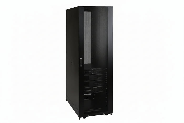 Eaton Tripp Lite SR42UB SmartRack Premium Standard-Depth Server Rack Enclosure, 42" (107cm), 3000lb (1360.8kg), 42U, (Replaces SR2000)