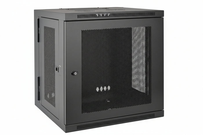 Eaton Tripp Lite SRW10US SmartRack 10U Low-Profile Switch-Depth Wall-Mount Small Rack Enclosure, Hinged Back