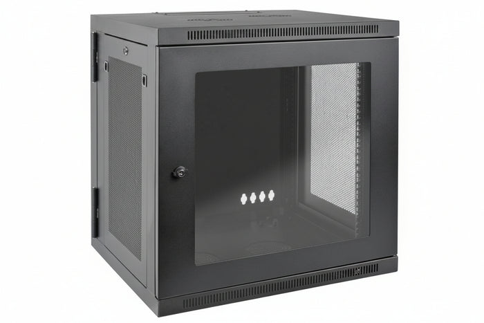 Eaton Tripp Lite SRW12USDPG SmartRack UPS-Depth Small Wall Mount Rack Enclosure with Clear Acrylic Window and Hinged Back, 24.5" (62cm), 200lb (90.7kg), 12U