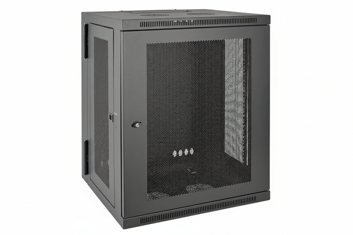 Eaton Tripp Lite SRW15US SmartRack Low-Profile Switch-Depth Wall Mount Half-Height Rack Enclosure with Hinged Back, 20.5" (52cm), 200lb (90.7kg), 15U