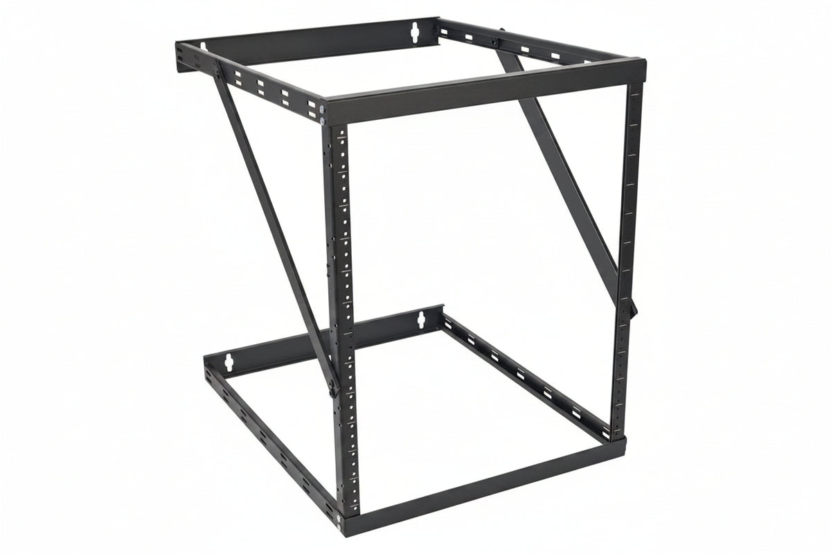 Eaton Tripp Lite SRWO8U22DP Eaton Tripp Lite SRW08U22DP SmartRack 8U/12U/22U Expandable Low-Profile UPS-Depth Wall-Mount 2-Post Open-Frame Rack