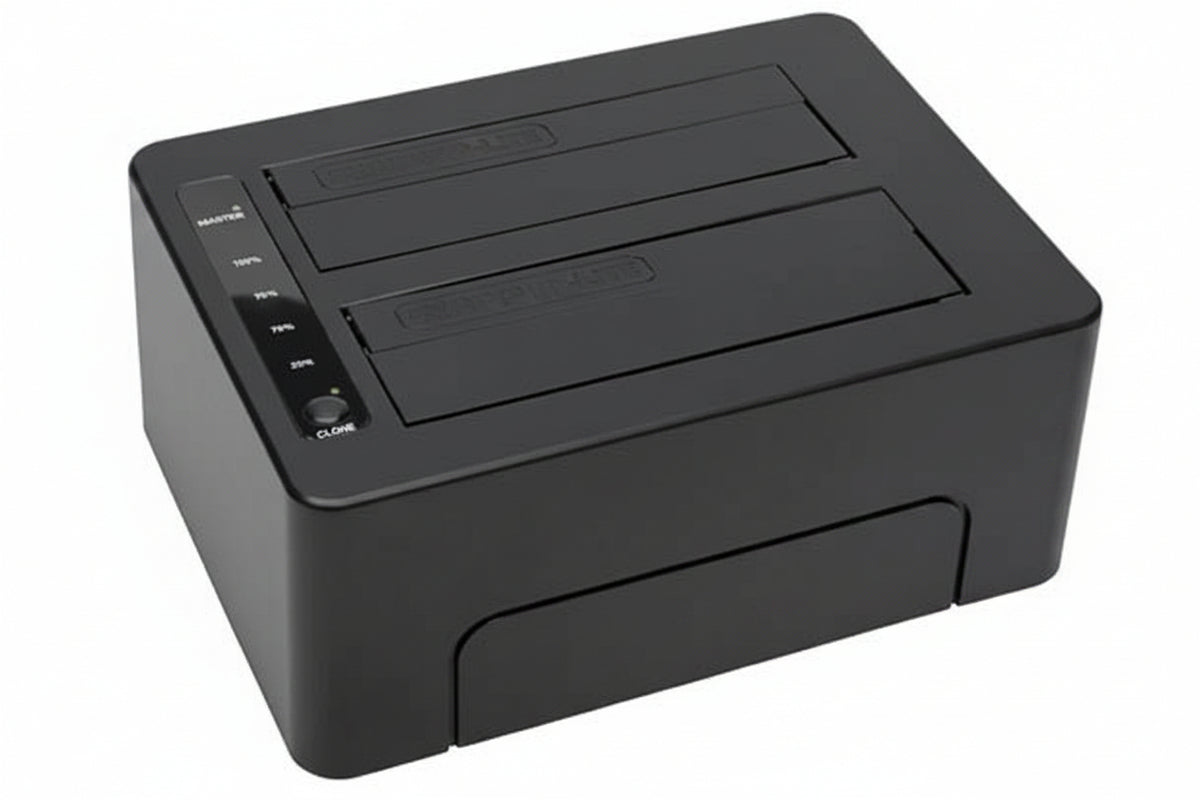 Eaton Tripp Lite U339-002 USB 3.0 SuperSpeed to Dual SATA External Hard Drive Docking Station with Cloning for 2.5" / 3.5" HDD