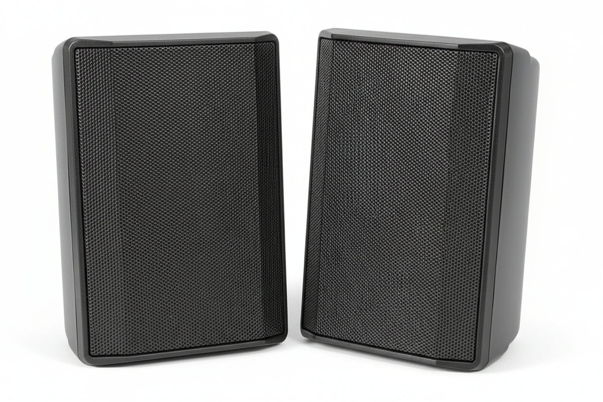 Electro-Voice EVID-S5.2TB Surface Mount Speaker 5" Cabinet 70/100V Pair, Black