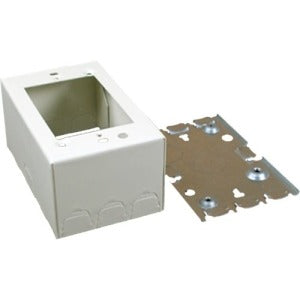 Wiremold V5744 500/700 Single-Gang Extra Deep Switch Receptacle Box Fitting Ivory