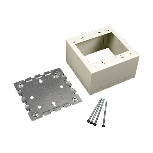 Wiremold V5744S-2 2-Gang Deep Switch Receptacle Box 500/700 Series