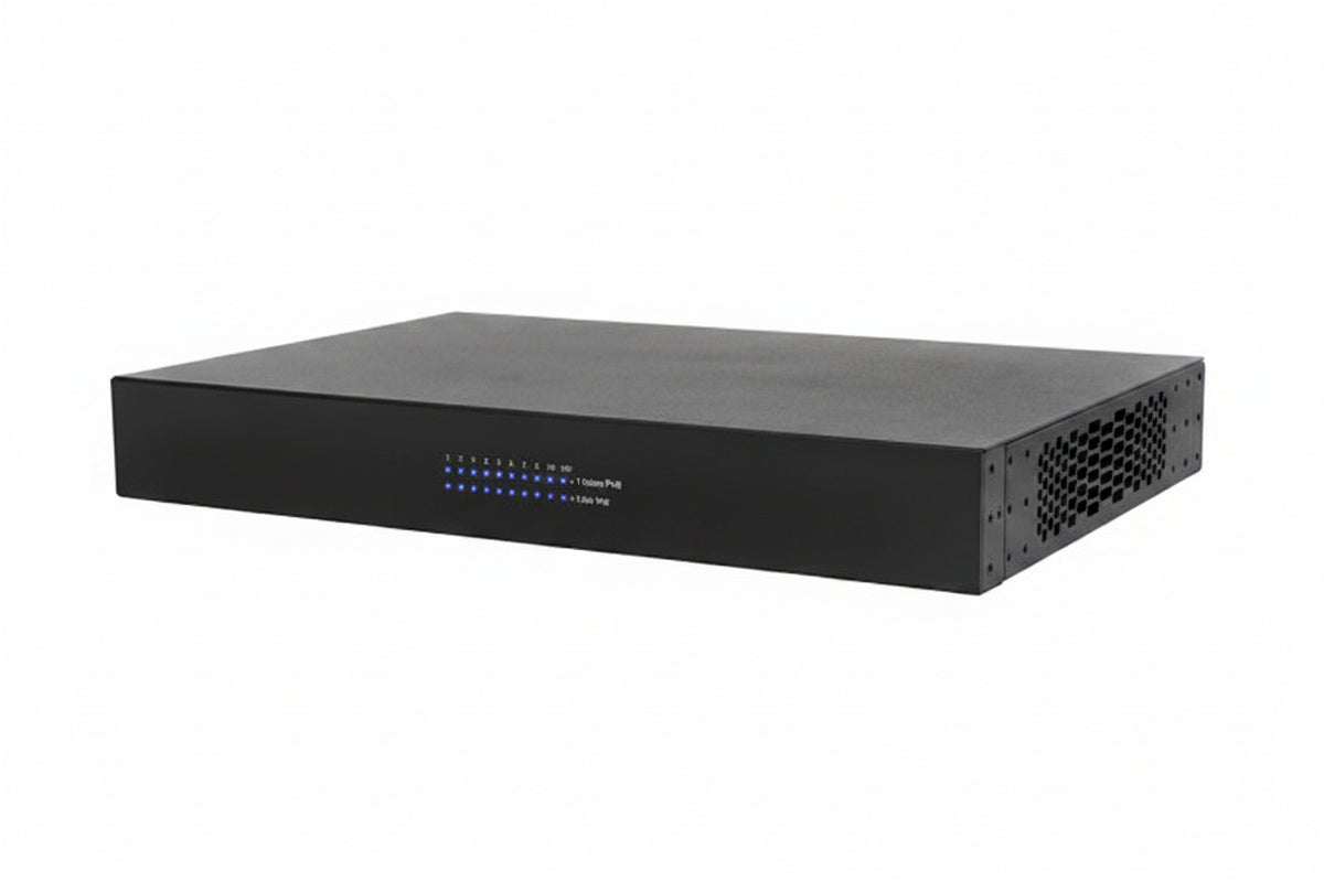 Networks AN-220-SW-R-8-POE 220 Series Managed Layer 2 Gigabit Switch with Partial PoE+, 8-Ports, Rear Facing Ports