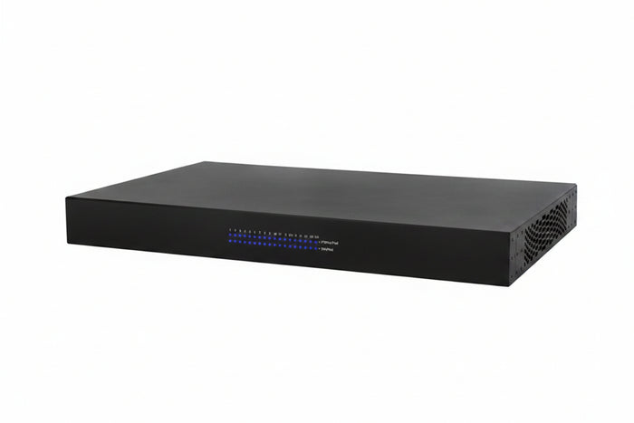Networks AN-220-SW-R-16-POE 220 Series Managed Layer 2 Gigabit Switch with Partial PoE+, 16-Ports, Rear Facing Ports