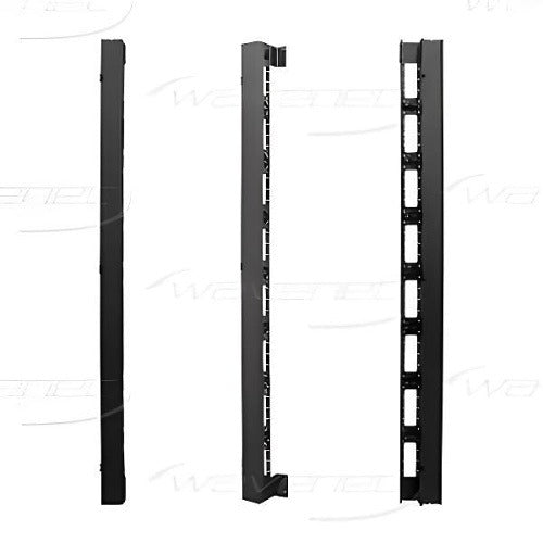 Wavenet VCNB-3X3X74S 74" Vertical Metal Cable Manager Single-Sided