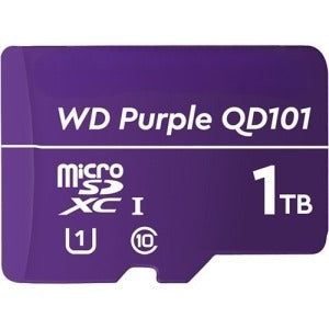 Western Digital WDD100T1P0C Purple SC 1TB microSDXC Card for Surveillance Cameras