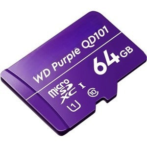 Western Digital WDD064G1P0C WD Purple SC QD101 64GB MicroSDXC Card for Surveillance