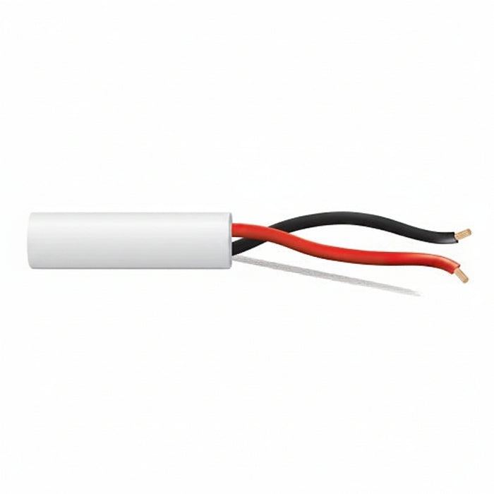 Genesis 21145501 18/2 Stranded Unshielded Cable, Riser, CMR, FT4, 500' (152.4 m) Pull Box, White