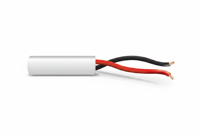 21145501 18/2 Stranded Unshielded Cable, Riser, CMR, FT4, 500' (152.4 m) Pull Box, White
