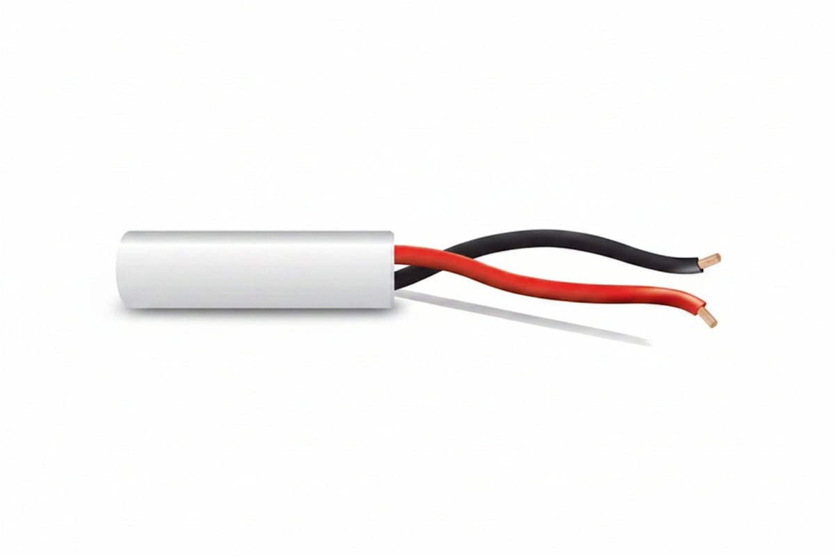 Genesis 21145801 18/2 Stranded Unshielded Cable, Riser, CMR, FT4, 500' Speed Bag, White