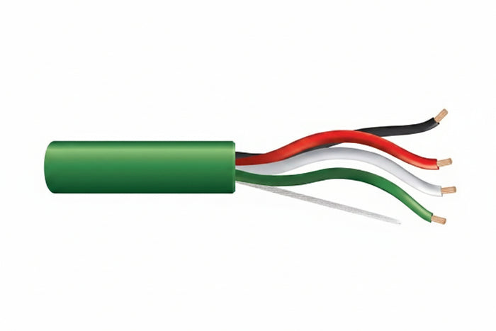 31152105 18/4 Stranded Unshielded Cable, Plenum, CMP, FT6, 1000' (304.8 m) Reel-in-a-Box, Green